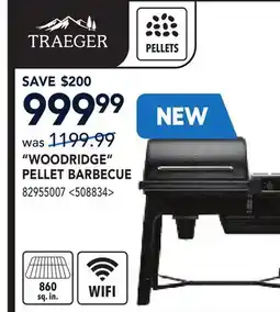 RONA WOODRIDGE PELLET BARBECUE offer