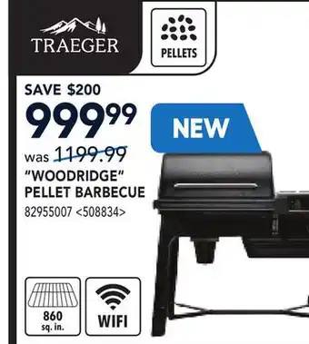 RONA WOODRIDGE PELLET BARBECUE offer