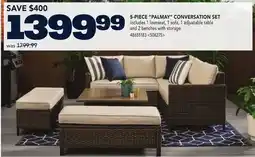 RONA 5-PIECE PALMAY CONVERSATION SET offer