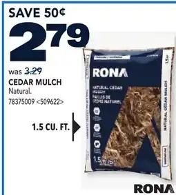 RONA CEDAR MULCH offer