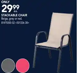 RONA STACKABLE CHAIR offer