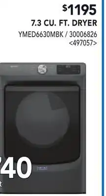 RONA 7.3 CU. FT. DRYER offer