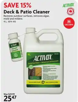 Home Hardware 2 Part Deck & Patio Cleaner - 4 L offer