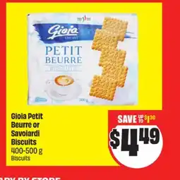 Chalo FreshCo Gioia Petit Beurre or Savoiardi Biscuits 400-500 g offer