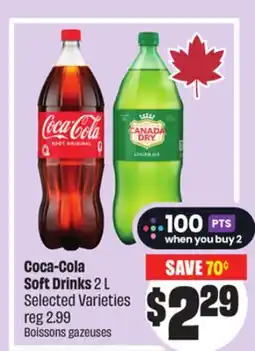 Chalo FreshCo Coca-Cola Soft Drinks 2 L Selected Varieties offer