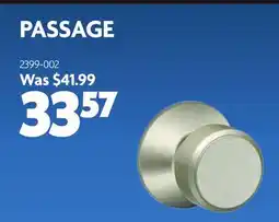 Home Hardware Satin Nickel Bowery Passage Door Knobset offer