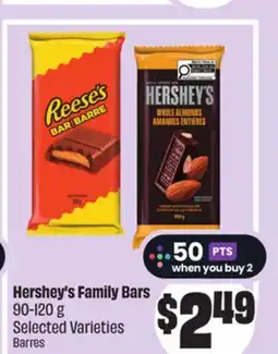 Chalo FreshCo Hershey's Family Bars 90-120 g Selected Varieties offer