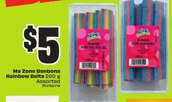 Chalo FreshCo Ma Zone Bonbons Rainbow Belts 260 g Assorted offer
