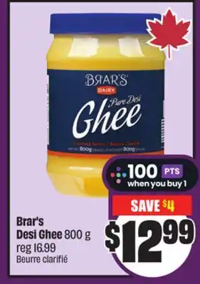 Chalo FreshCo Brar's Desi Ghee 800 g offer