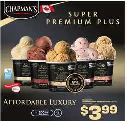Chalo FreshCo Chapman's Super Premium Plus Ice Cream 500 mL offer