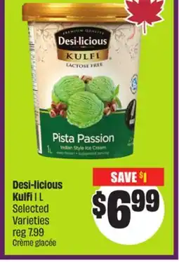 Chalo FreshCo Desi-licious Kulfi 1 L Selected Varieties offer