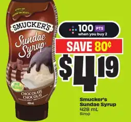 Chalo FreshCo Smucker's Sundae Syrup 428 mL offer