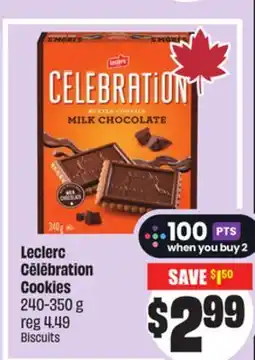 Chalo FreshCo Leclerc Cēlēbration Cookies 240-350 g offer