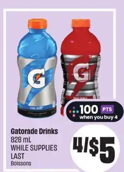 Chalo FreshCo Gatorade Drinks 828 mL offer