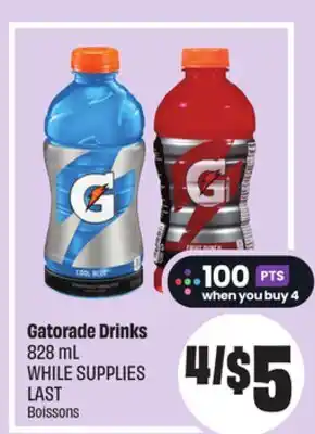 Chalo FreshCo Gatorade Drinks 828 mL offer