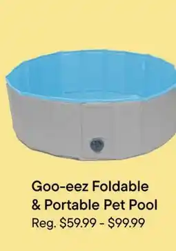 Petvalu Goo-eez Foldable & Portable Pet Pool offer
