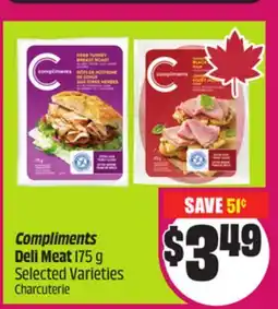 Chalo FreshCo Compliments Deli Meat 175 g Selected Varieties offer