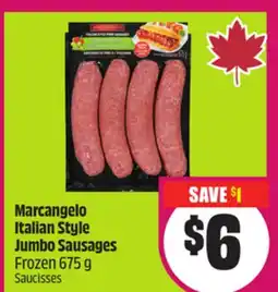 Chalo FreshCo Marcangelo Italian Style Jumbo Sausages Frozen 675 g offer