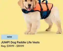 Petvalu JUMP! Dog Paddle Life Vests offer