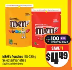 Chalo FreshCo M & M' s Pouches 155-230 g Selected Varieties offer