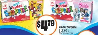 Chalo FreshCo Kinder Surprise 3 pk 60 g offer
