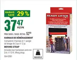 BMR HARNAIS DE DÉMÉNAGEMENT offer