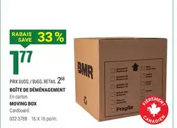 BMR BOÎTE DE DÉMÉNAGEMENT offer