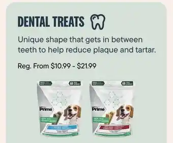 Petvalu DENTAL TREATS offer