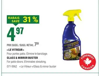 BMR LE VITREUR offer