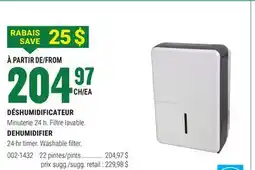 BMR DÉSHUMIDIFICATEUR offer