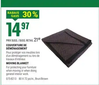 BMR COUVERTURE DE DÉMÉNAGEMENT offer