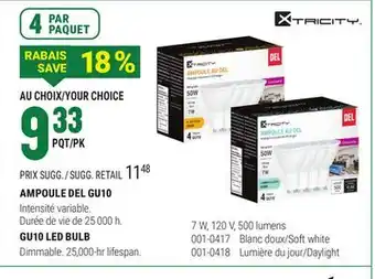 BMR AMPOULE DEL GU10 offer