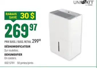 BMR DÉSHUMIDIFICATEUR offer