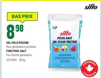 BMR SEL FIN À PISCINE offer