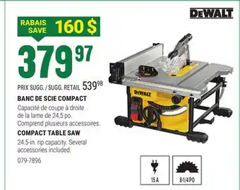 BMR BANC DE SCIE COMPACT offer