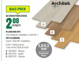BMR PLANCHER SPC offer