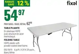 BMR TABLE PLIANTE offer