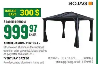BMR ABRI DE JARDIN  VENTURA  offer