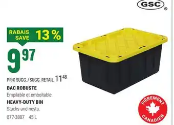 BMR BAC ROBUSTE offer