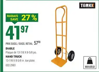 BMR DIABLE offer
