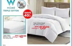 Oxford Mills Triple Cotton Duvet offer