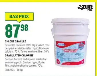 BMR CHLORE GRANULÉ offer