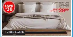 Oxford Mills 55% Linen/ 45% Cotton 14 Deep Pocket Solid Sheet Sets offer