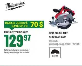 BMR SCIE CIRCULAIRE offer