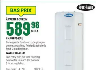 BMR CHAUFFE-EAU offer