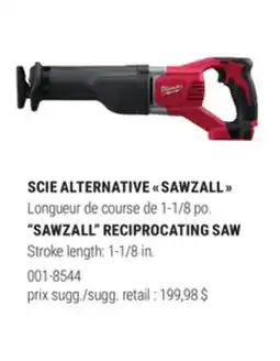 BMR SCIE ALTERNATIVE  SAWZALL  offer