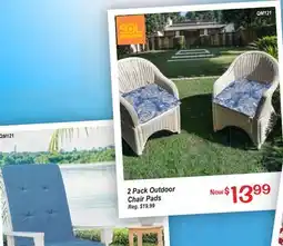 Oxford Mills 2 Pack Outdoor Chair Pads offer