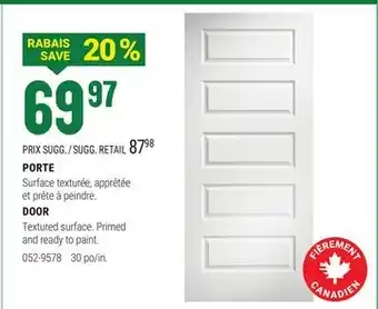 BMR PORTE offer