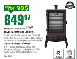 BMR 5 PELLET SMOKER offer