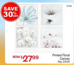 Oxford Mills Printed Floral Canvas offer